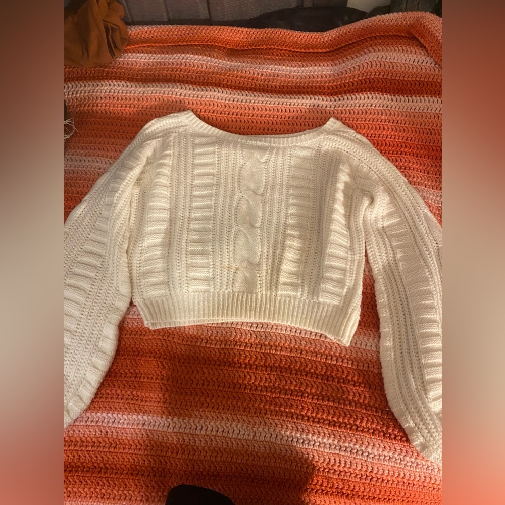 White sweater